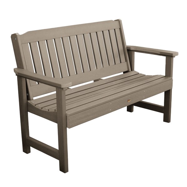 Highwood Usa 5ft Lehigh Garden Bench Outdoor Furniture for Patio, Backyard, Garden AD-BENW1-WBR - main